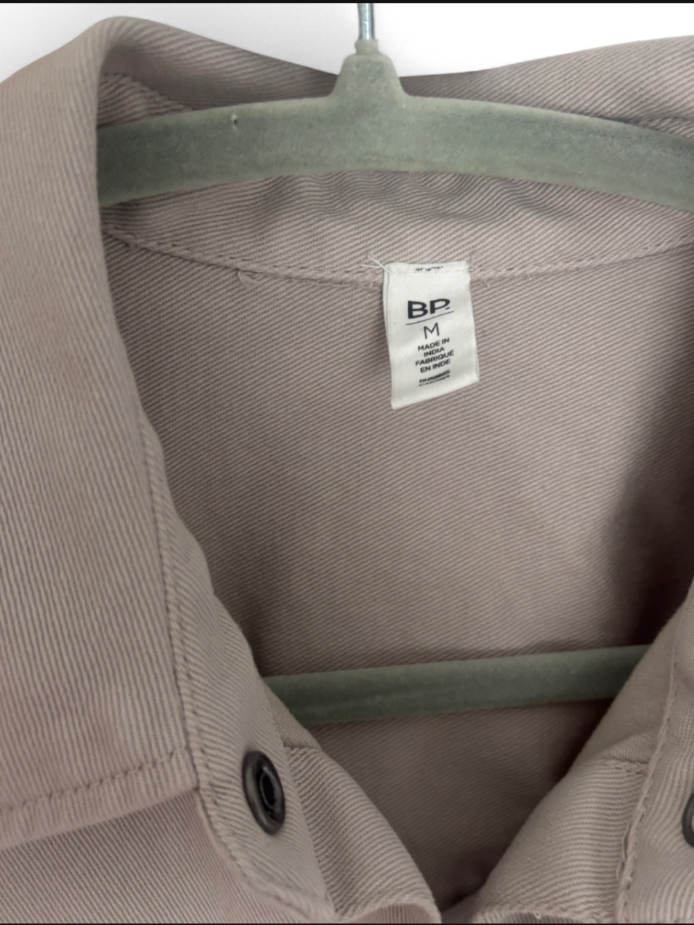 bp Light Gray Utility Jacket with Flap Pockets - Picture 3 of 5